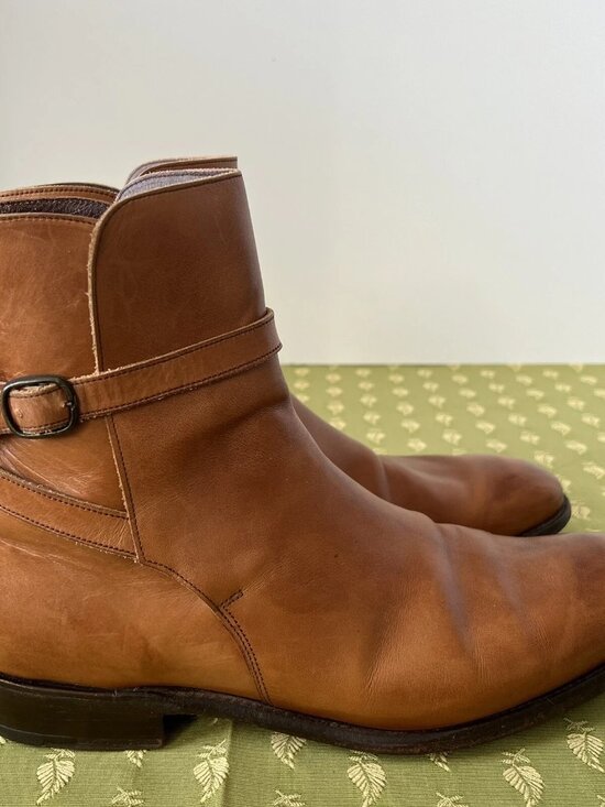GRENSON for Charles Tyrwhitt SZ US 12 UK 11 Classic Full Strap Jodhpur Boot READ main image 11
